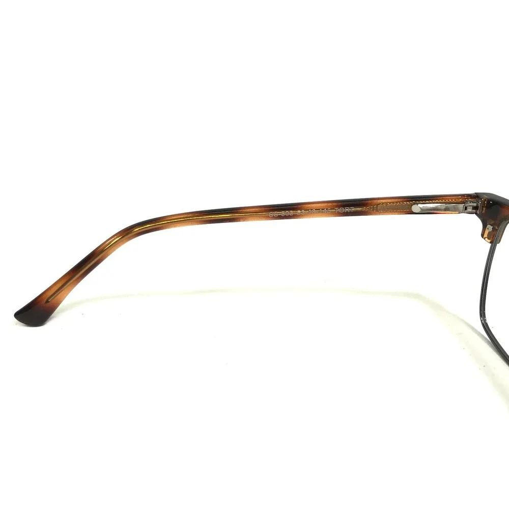 Success Eyeglasses Frames SS-503 TORT Tortoise Grey Square Full Rim 53-18-145